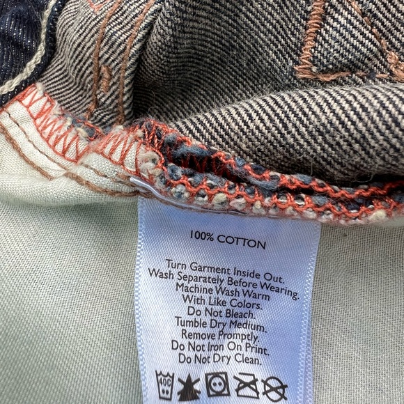 Eddie Bauer Mens Straight DK Indigo Denim Jeans - Picture 9 of 11